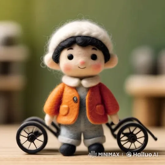 Live2D Animated Doll Performing Impressive Kungfu Moves – AI Generated Video | Hailuo AI