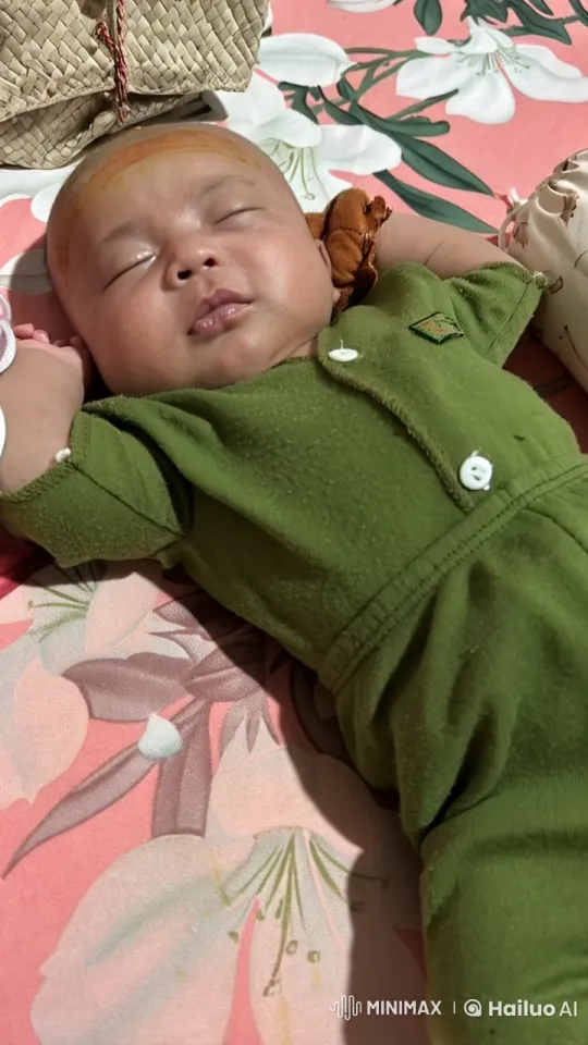 Baby Kung Fu Warrior on Floral Blanket – AI Generated Video | Hailuo AI