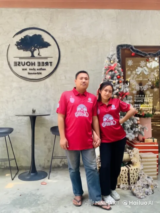 Kung Fu Fighters Showcasing Skills in Christmas-Themed Café – AI Generated Video | Hailuo AI