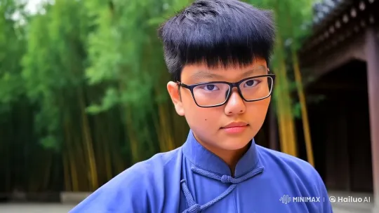 Young Kungfu Master Demonstrates Mastery in Ancient Temple – AI Generated Video | Hailuo AI