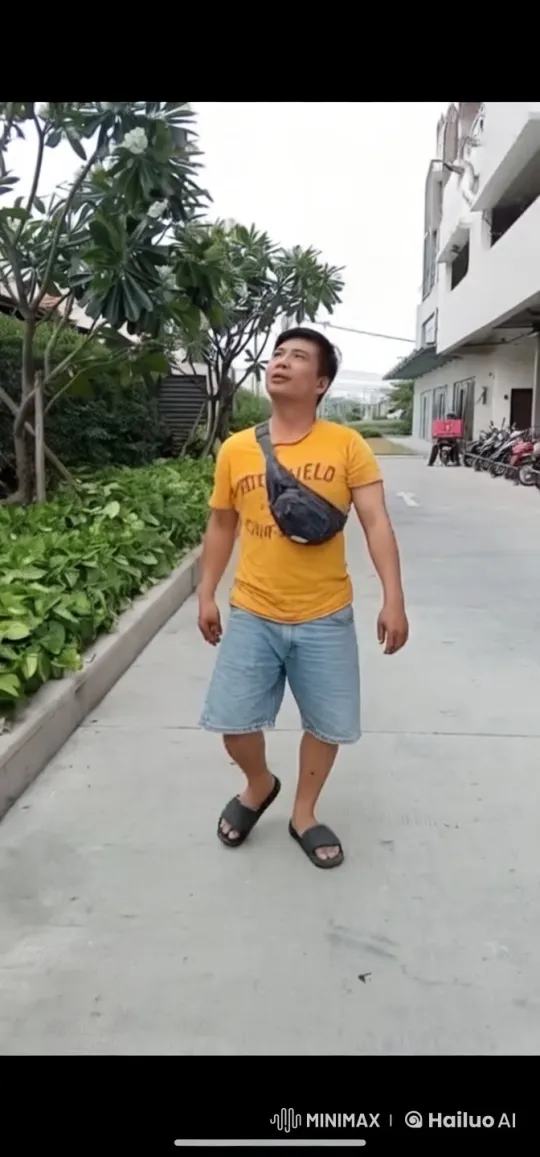 Man Demonstrates Kung Fu Skills in Green Surroundings – AI Generated Video | Hailuo AI