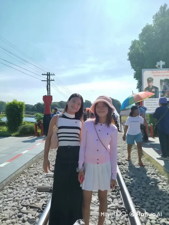Dynamic Martial Arts Display on Railway Track – AI Generated Video | Hailuo AI