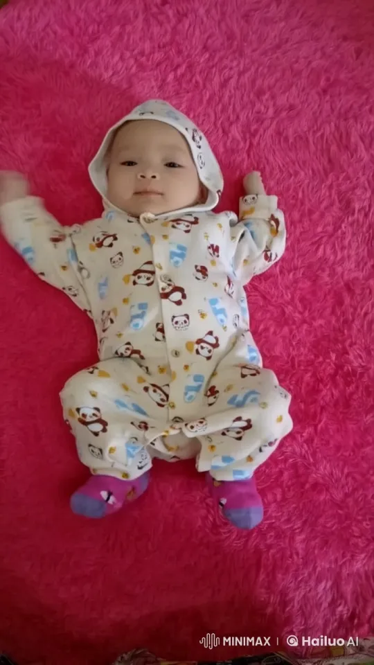Animated Baby in Panda Onesie Performing Kungfu – AI Generated Video | Hailuo AI