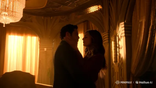 Passionate Embrace in Art Deco Luxury – AI Generated Video | Hailuo AI