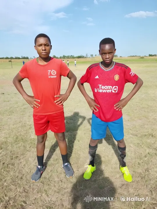 Youth Football Players Displaying Skills in Live2D Animation – AI Generated Video | Hailuo AI