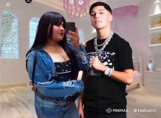 Couple Shares Intimate Moment in Decorated Room – AI Generated Video | Hailuo AI