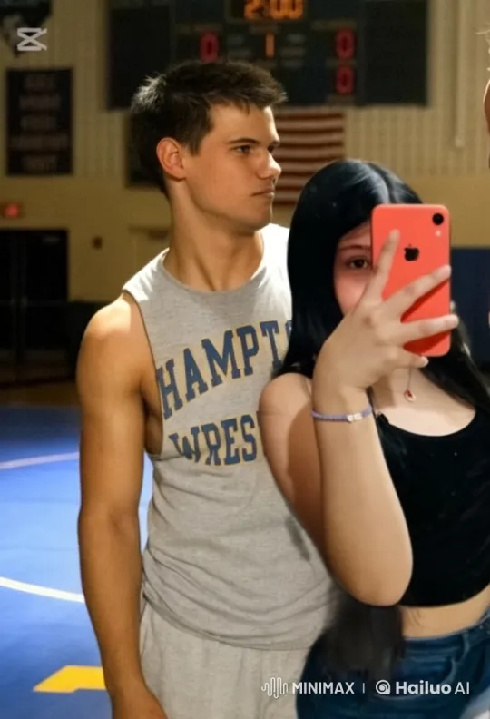Teen Romance in a Wrestling Gym Setting – AI Generated Video | Hailuo AI