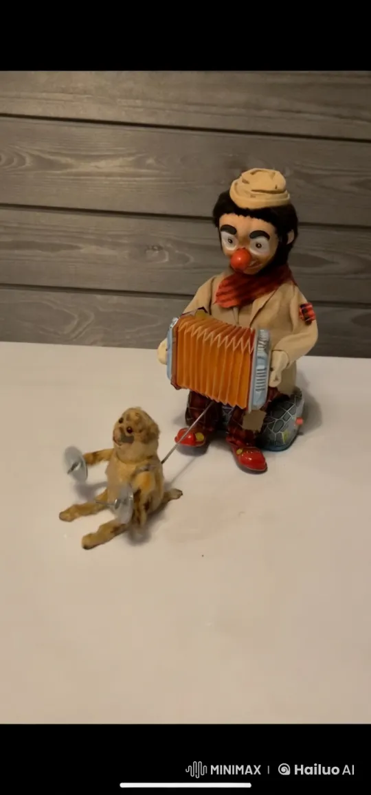 Toy Accordion Player Dismantles Dramatically – AI Generated Video | Hailuo AI