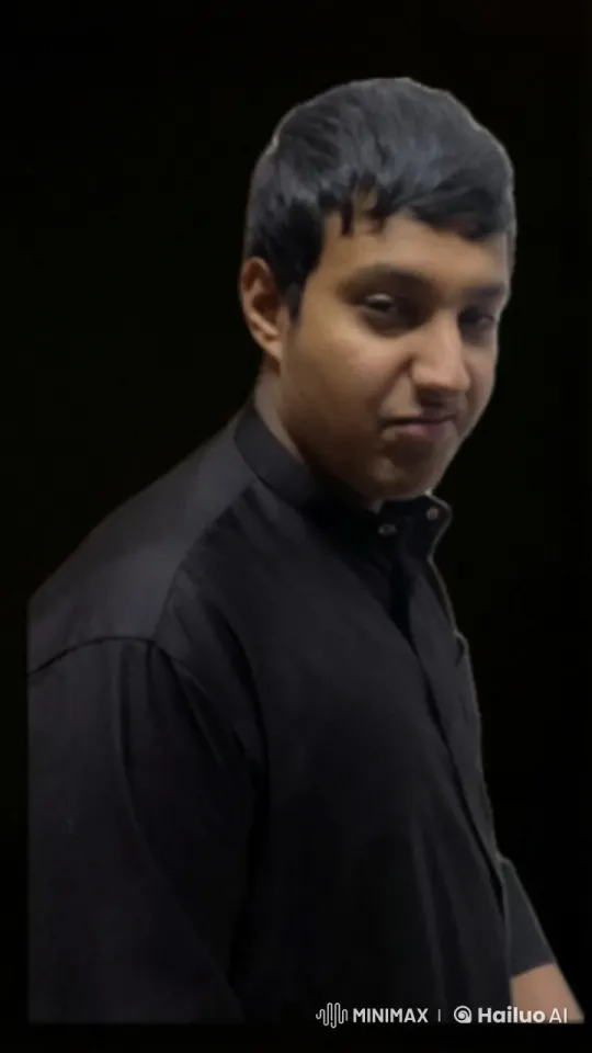Man Smoking Cigarette in Dark Background – AI Generated Video | Hailuo AI