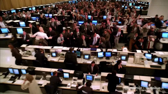 Dramatic Descent: Chaos of the Stock Exchange – AI Generated Video | Hailuo AI