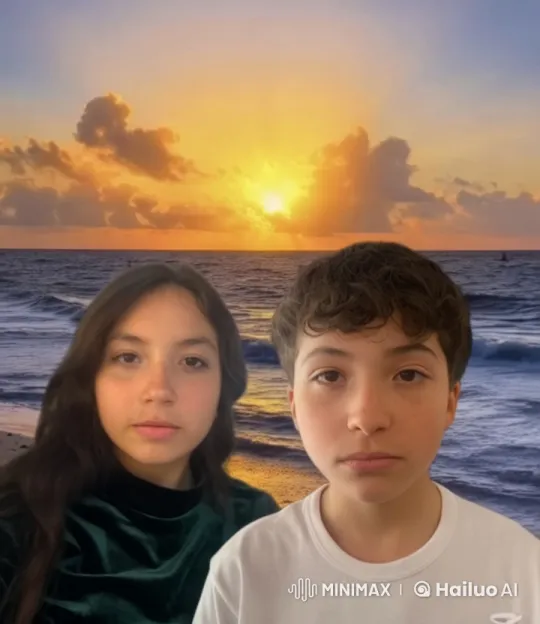 Romantic Kiss by the Golden Sunset Ocean – AI Generated Video | Hailuo AI