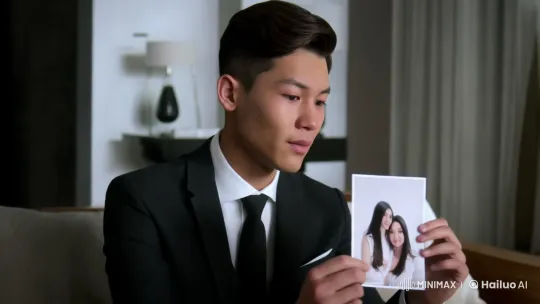 Man Reflects on Lost Love in Modern Apartment – AI Generated Video | Hailuo AI
