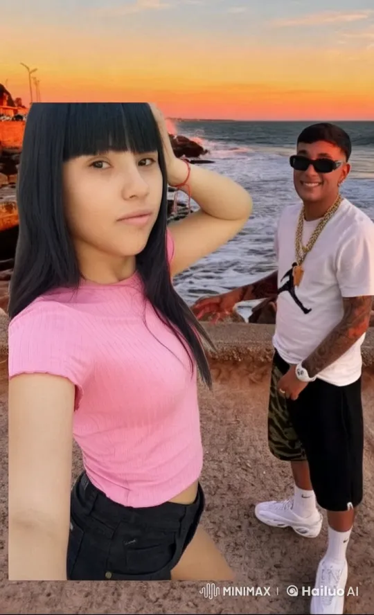 Romantic Sunset Selfie: Live2D Animated Scene – AI Generated Video | Hailuo AI