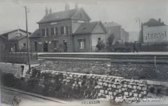 Vintage Steam Train at Selessin Station – AI Generated Video | Hailuo AI