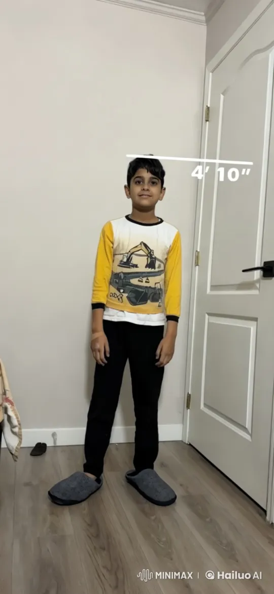 Young Boy in Animated Room Offering Hug – AI Generated Video | Hailuo AI