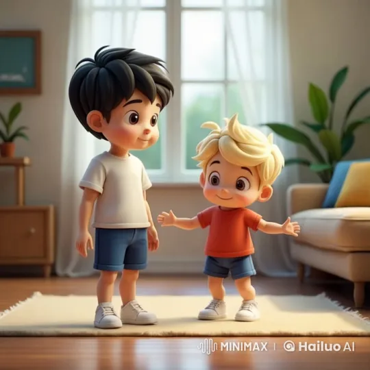 Boys Discover a Sleeping Dragon in Mom's Room – AI Generated Video | Hailuo AI