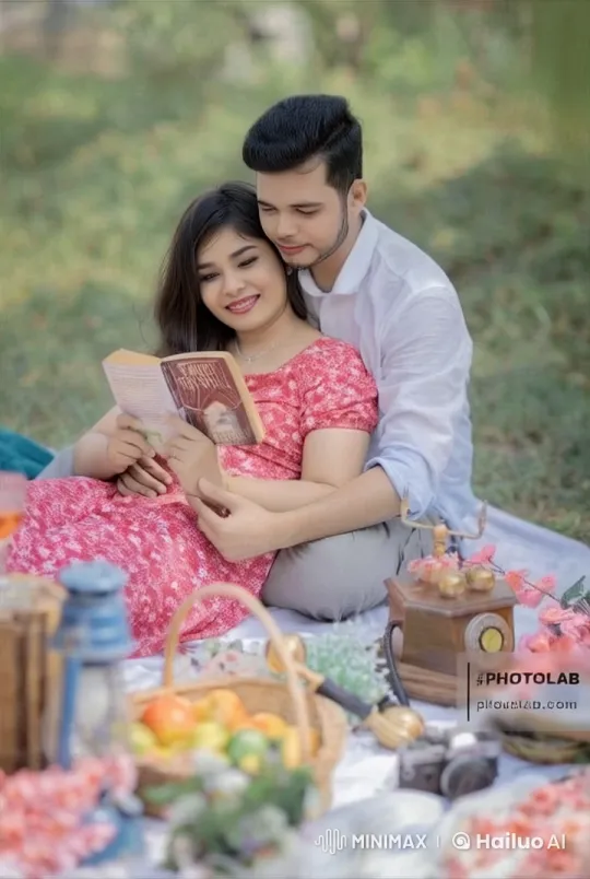Romantic Picnic with Live2D Animated Couple – AI Generated Video | Hailuo AI