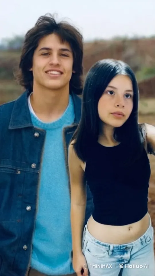 Young Couple Embraces in Serene Outdoor Kiss – AI Generated Video | Hailuo AI