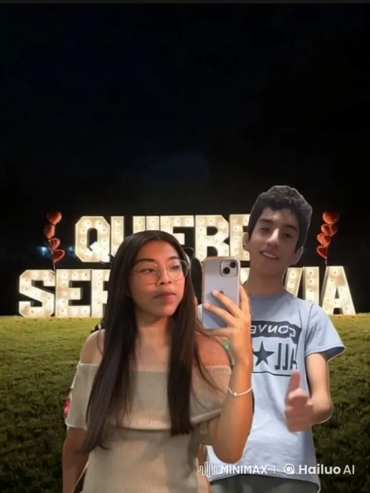 Romantic Nighttime Proposal Scene with Couple – AI Generated Video | Hailuo AI