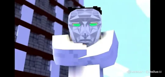 Blocky Characters Engage in Intense AK-47 Gunfight – AI Generated Video | Hailuo AI