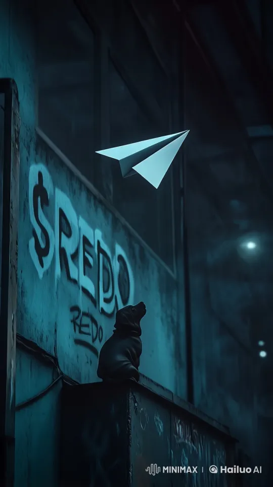Cityscape Dream: Animated Paper Plane Over Graffiti – AI Generated Video | Hailuo AI
