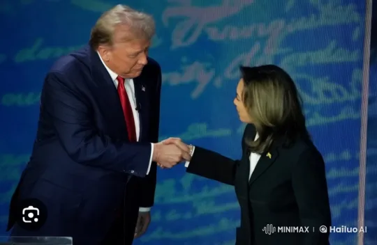 Dramatic Handshake Debated Resolved in Live2D Animation – AI Generated Video | Hailuo AI