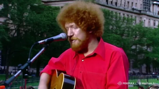 Red-Haired Singer in Central Park: Irish Rebel Song Performance – AI Generated Video | Hailuo AI