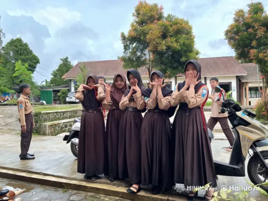 Female Students Practicing Martial Arts in Live2D Animation – AI Generated Video | Hailuo AI