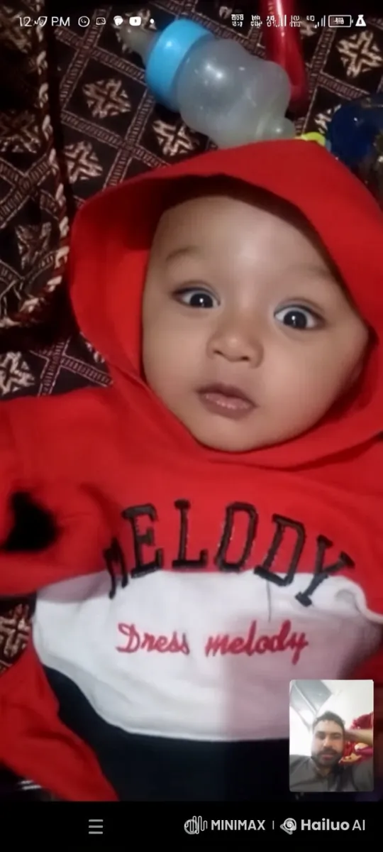 Baby in 'MELODY' Sweater with Gentle Movements – AI Generated Video | Hailuo AI