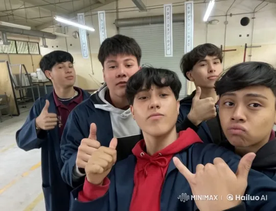 Cheerful Group in Live2D Shows Unity and Energy – AI Generated Video | Hailuo AI