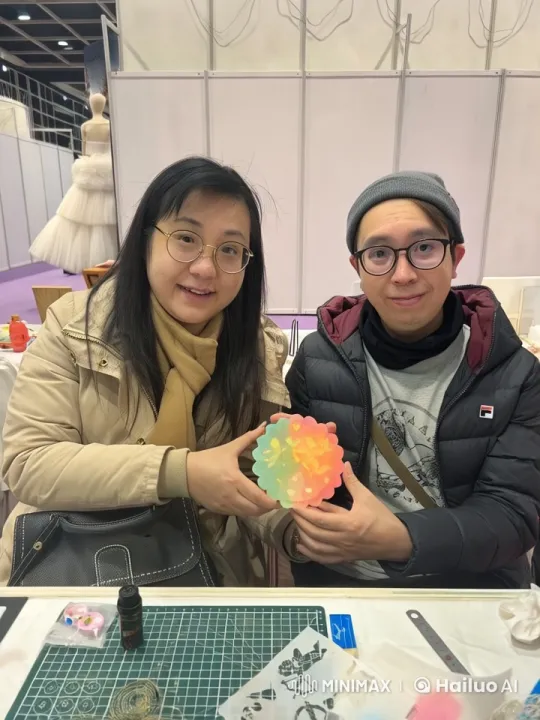 Couple Crafting and Sharing Moments in Cozy Setting – AI Generated Video | Hailuo AI