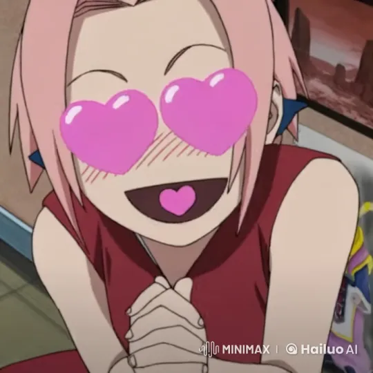Girl with Hearts in Eyes Enjoys Cute Encounter – AI Generated Video | Hailuo AI