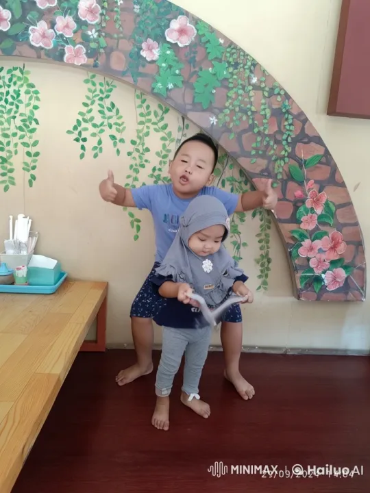Children Practicing Playful Kung Fu in Live2D Animation – AI Generated Video | Hailuo AI