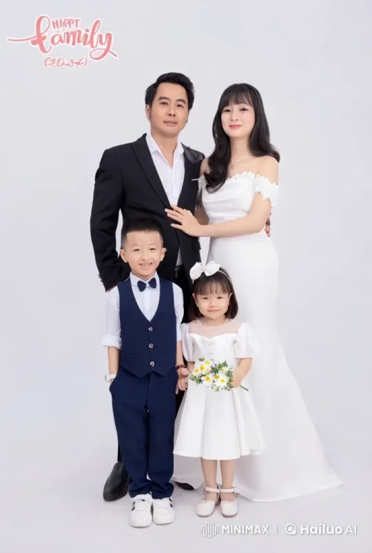 Family Showcases Martial Arts Skills in Energetic Routine – AI Generated Video | Hailuo AI