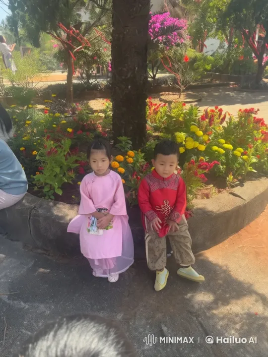 Traditional Children's Kung Fu in Vibrant Garden – AI Generated Video | Hailuo AI