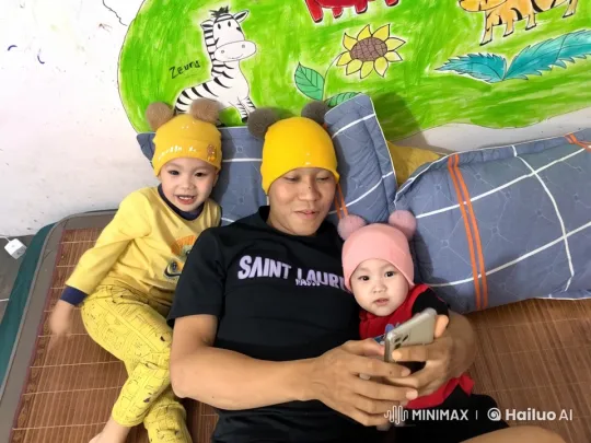 Family Engages in Exciting Martial Arts Routine – AI Generated Video | Hailuo AI