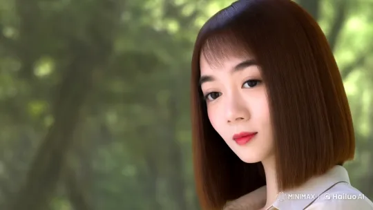 Woman and Majestic Garuda Bird in Serene Forest – AI Generated Video | Hailuo AI