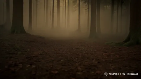 Zombie Approaches Gingerbread Man in Eerie Forest Scene – AI Generated Video | Hailuo AI