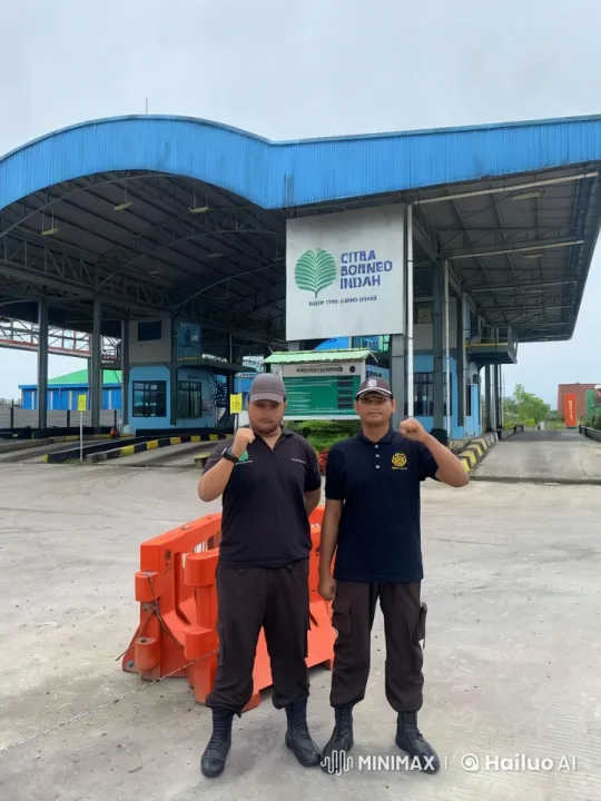 Security Personnel Perform Martial Arts at Citra Borneo Indah – AI Generated Video | Hailuo AI