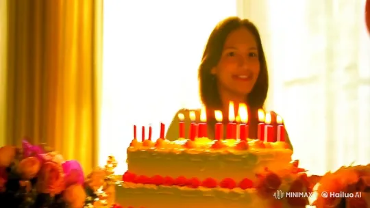 Chinita's Joyous Celebration: A Dance of Light and Laughter – AI Generated Video | Hailuo AI