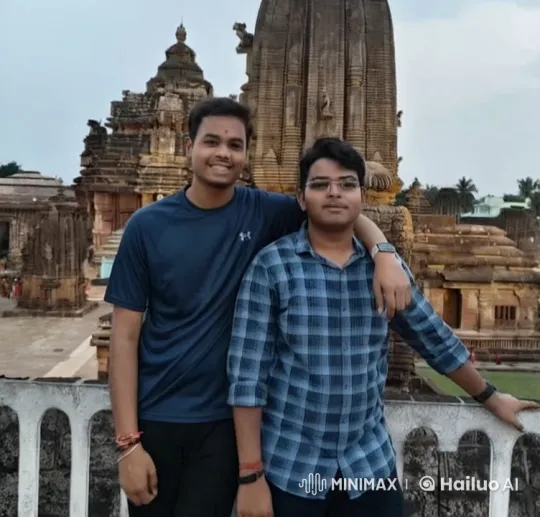 Conflict Between Two Men at Ancient Temple – AI Generated Video | Hailuo AI