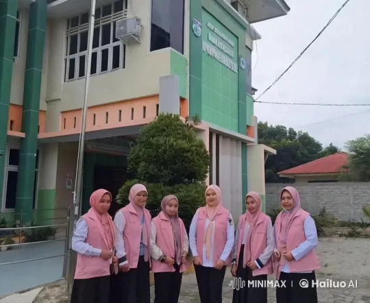 Pink Vests Practice Kung Fu in Front of Health Care Building – AI Generated Video | Hailuo AI