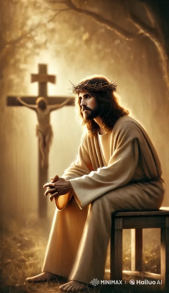 Serene Landscape with Jesus Imparts Wisdom – AI Generated Video | Hailuo AI