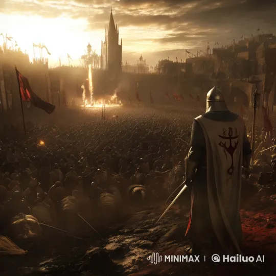 Saladin vs. King Baldwin IV: Epic Battle of the Crusades – AI Generated Video | Hailuo AI