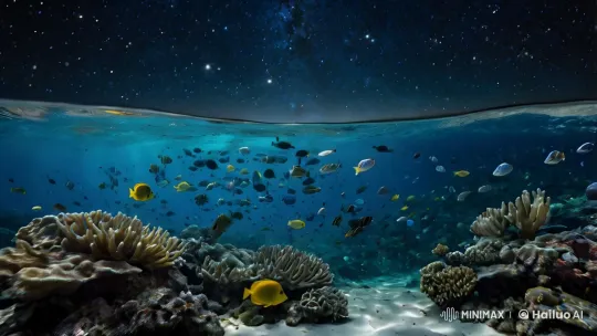 Vibrant Underwater Reef with Natural Fish Movement – AI Generated Video | Hailuo AI