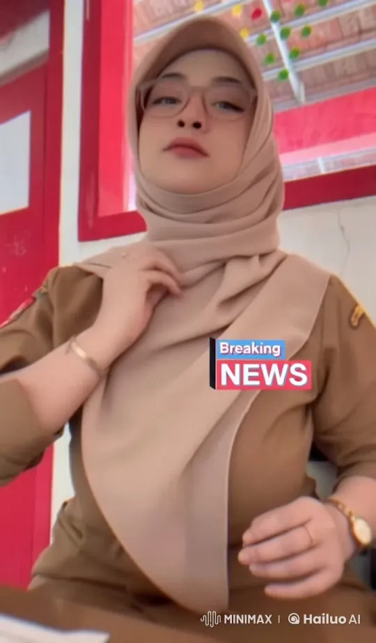 Breaking News: Animated Woman in Realistic Indoor Setting – AI Generated Video | Hailuo AI