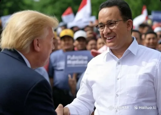 Anies Baswedan and Donald Trump Engage in Epic Animated Clash – AI Generated Video | Hailuo AI