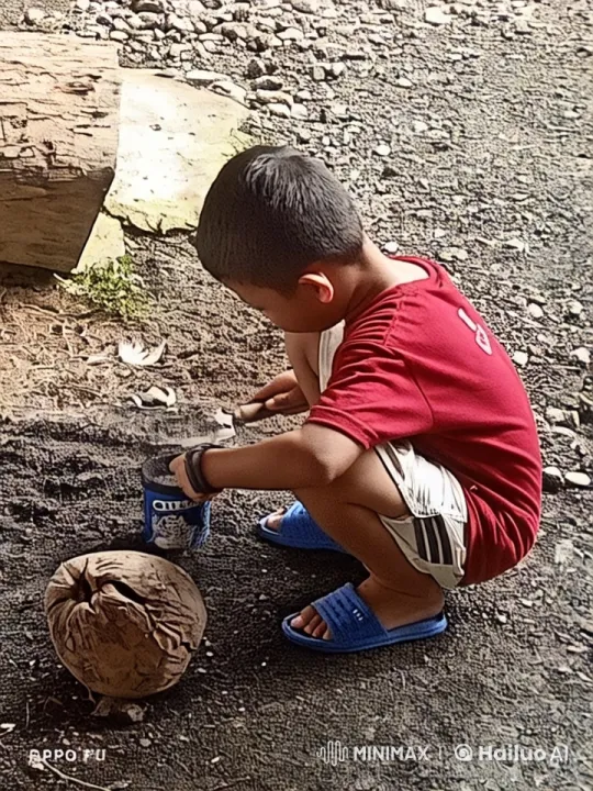 Young Boy Practices Kung Fu in Animated Scene – AI Generated Video | Hailuo AI