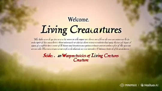 Exploring Nature's Living Wonders – AI Generated Video | Hailuo AI