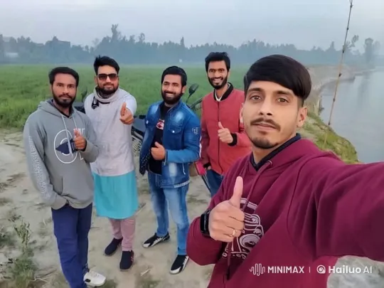 Five Friends Joyfully Practicing Kung Fu in Nature – AI Generated Video | Hailuo AI